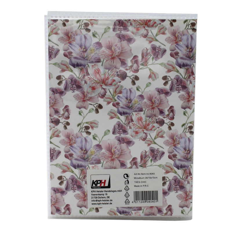 Mini album photo KP Très chic rose 36 pochettes 10X15