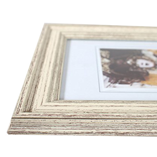 Cadre photo Lagon bois naturel patiné 20x30