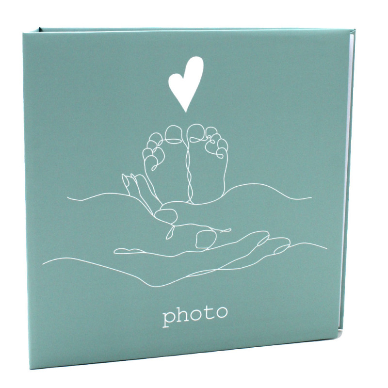Album bébé Ariane Tendresse 200 pochettes 10X15 - Vert d'eau