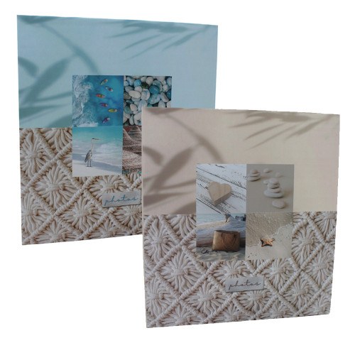 Lot de 2 classeurs photos Ariane Bohème à pochette pour 400 photos 11x15