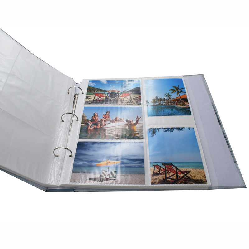 Lot de 2 classeurs photos Ariane Ocean Vibes à pochette pour 400 photos 11x15