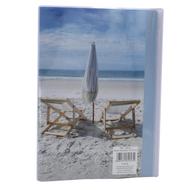Lot de 4 albums photo Ariane Plage 48 pochettes 11X15
