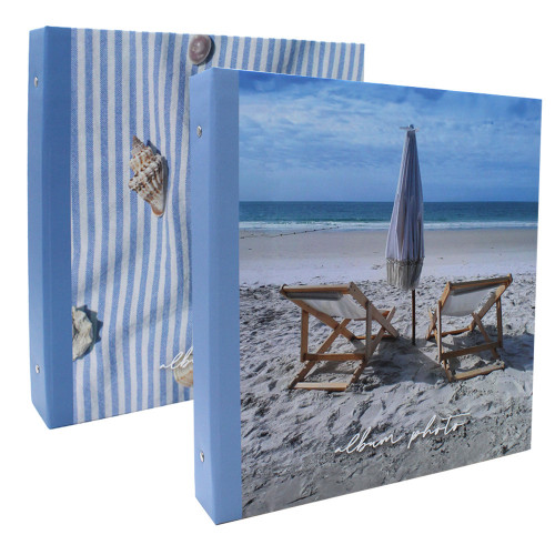 Lot de 2 classeurs photos Ariane Plage à pochette pour 400 photos 10x15