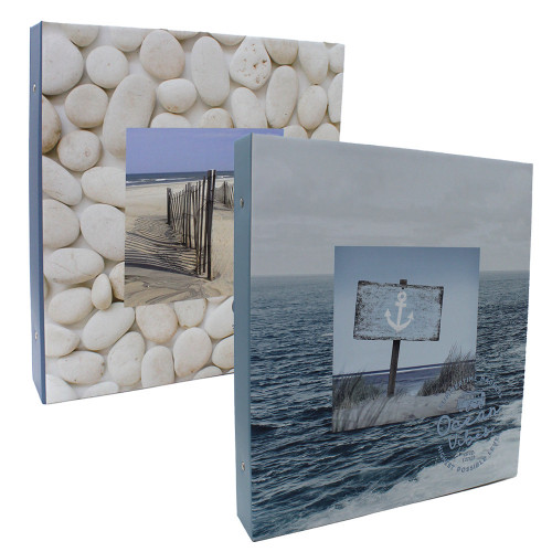 Lot de 2 classeurs photos Ariane Ocean Vibes à pochette pour 400 photos 11x15