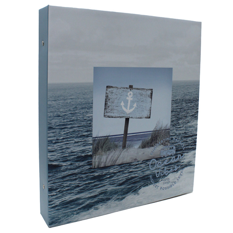 Lot de 2 classeurs photos Ariane Ocean Vibes à pochette pour 400 photos 11x15