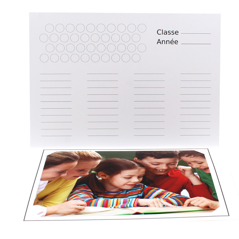 Cartonnage photo scolaire - Groupe 18x24 - Sous-Marin ludique