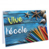 Cartonnage photo scolaire - Groupe 20x30 - Bord de mer