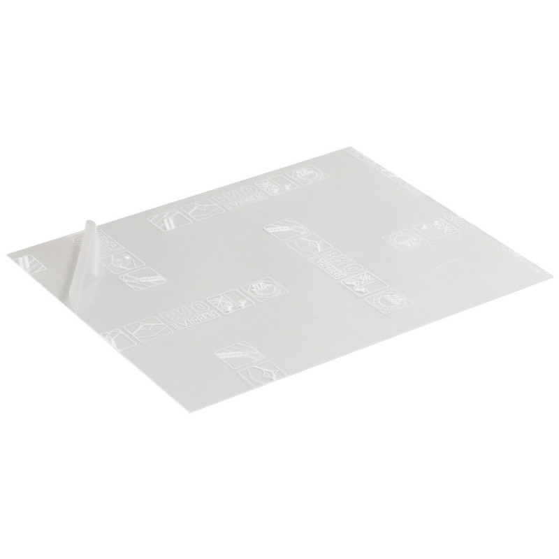 Plaque en verre A4 (21x29,7 cm) organique