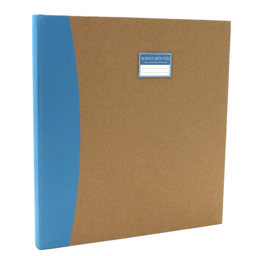 Album photo traditionnel Kp Eye catcher kraft bleu 60 pages