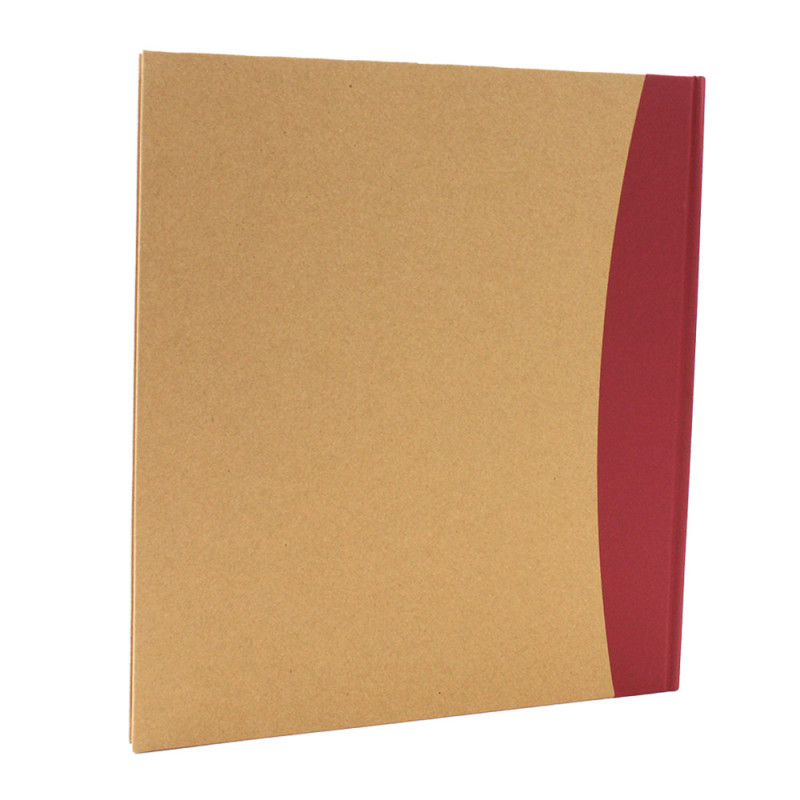 Album photo traditionnel Kp Eye catcher kraft bordeaux 60 pages