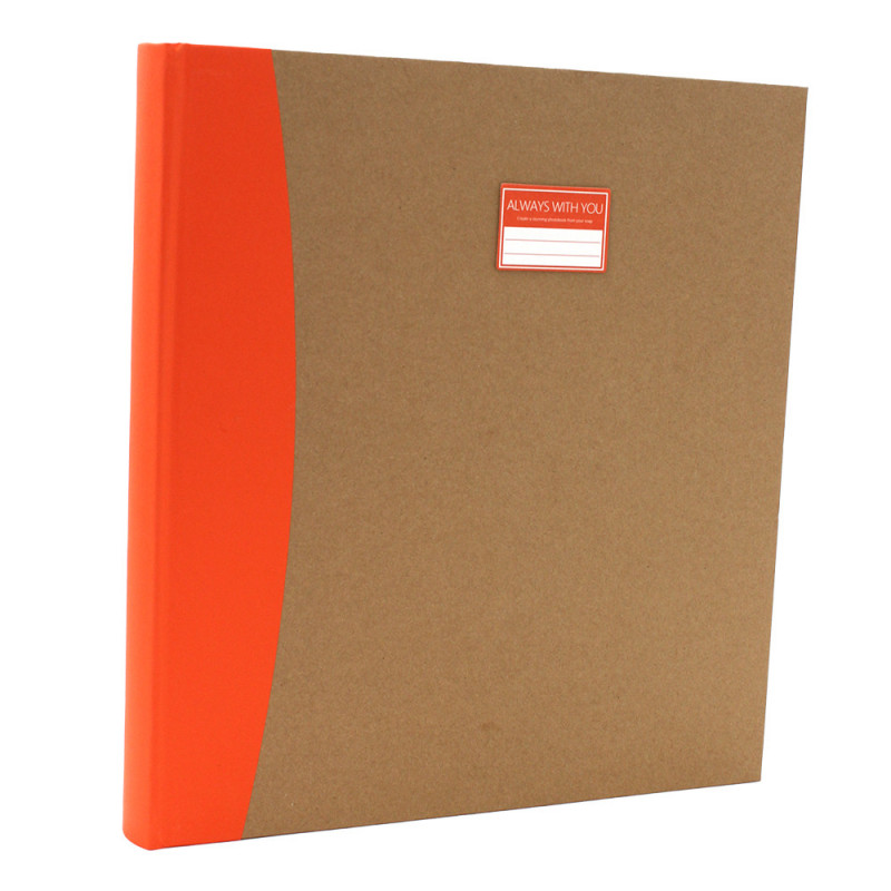 Album photo traditionnel Kp Eye catcher kraft orange 60 pages