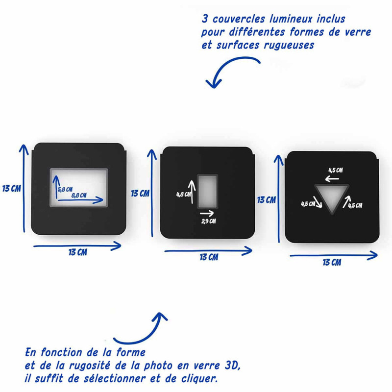 Socle lumineux Multi couleurs L
