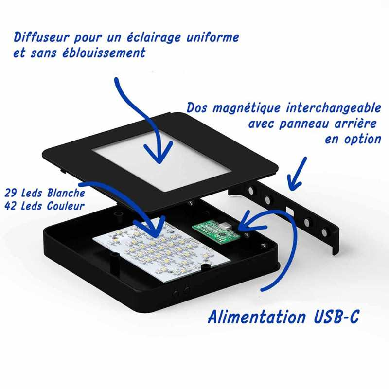 Socle lumineux Multi couleurs L