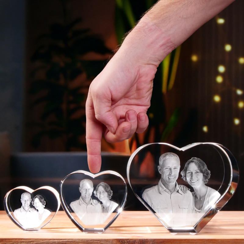 Coeur 3D L 1 à 3 personnes