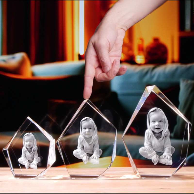 3D ICEBERG L en verre Viamant personnalisable