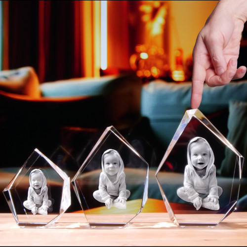 3D ICEBERG XL en verre Viamant personnalisable