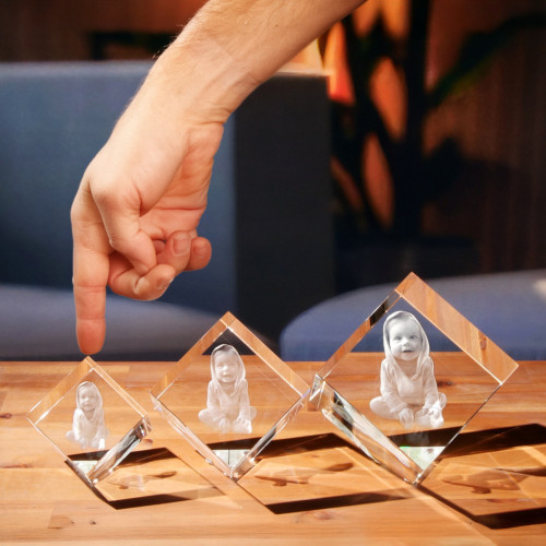 3D PRECIOUS M en verre Viamant personnalisable