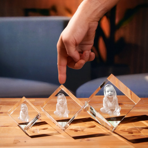 3D PRECIOUS L en verre Viamant personnalisable