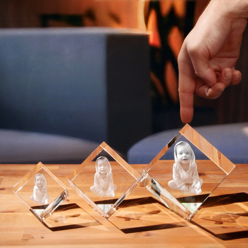 3D PRECIOUS XL en verre Viamant personnalisable