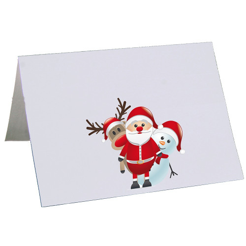 Lot de 69 cartonnages photo de Noël 15x20 - 15x21 - Horizontal - Grand Père Noël Trio