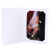 Lot de 100 cartonnages photo blanc 9x13x10x15 - Liseré Gris
