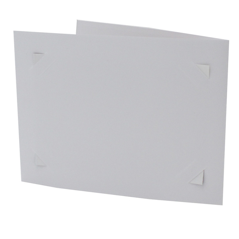 Lot cartonnage photo blanc 10x15 - Neutre format Paysage