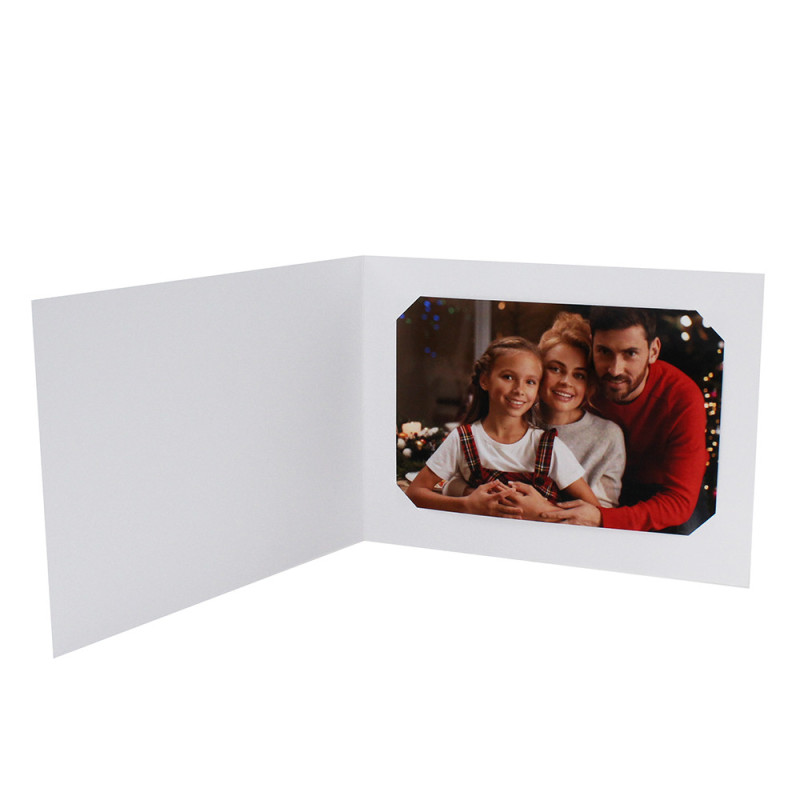 Lot cartonnage photo blanc 10x15 - Neutre format Paysage