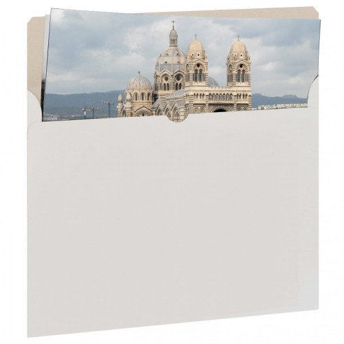50 pochettes agrandissements 30x45 blanches