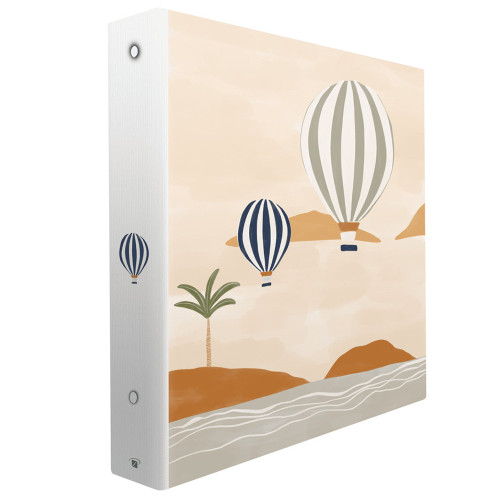 Classeur photo à pochettes Ceanothe illus. Montgolfière pour 400 photos 11,5x15