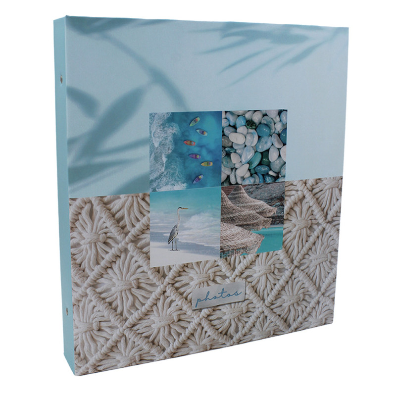 Lot de 2 classeurs photos Ariane Bohème à pochette pour 400 photos 11x15