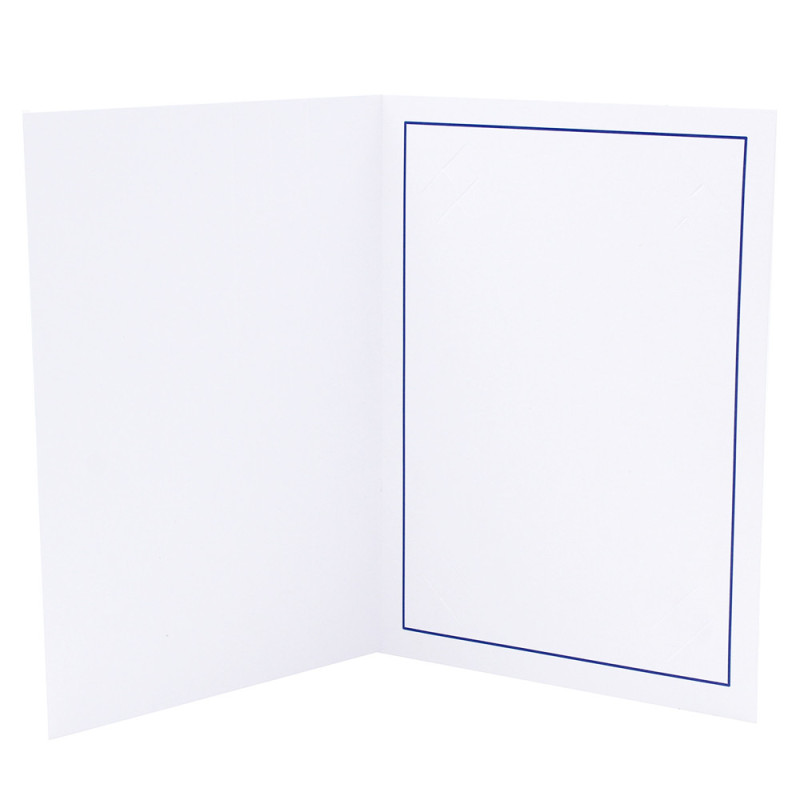 Cartonnage photo professionnel blanc à liseré coloré - Collection CashPhoto