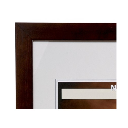 Bois-Cadre Photo vintage 15x20 cm gris foncé