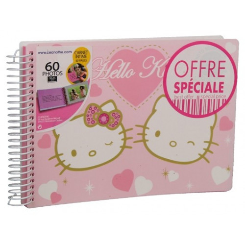 Carnet intime Hello Kitty 60 photos 13x18 cm - CashPhoto