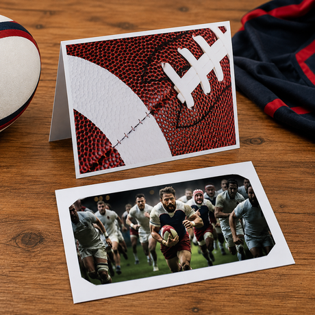 Cartonnage Photo Rugby « Ballon Ovale » : mettez vos plus belles actions en valeur