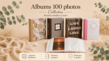 Albums 100 photos chez CashPhoto
