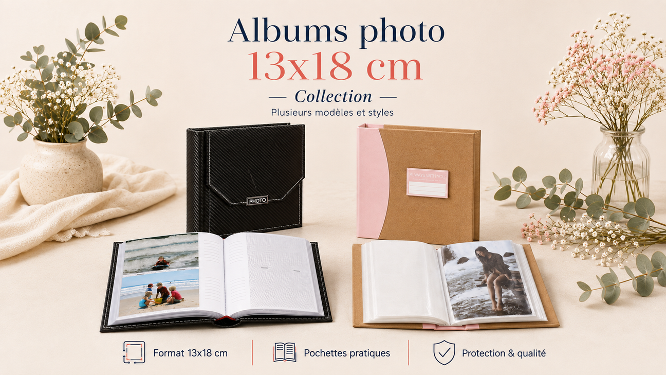 Albums photo 13x18 cm chez CashPhoto