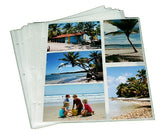 Lot de 40 feuillets CPC pour classeurs photos Infinity-Smile-Marine à pochette 10x15
