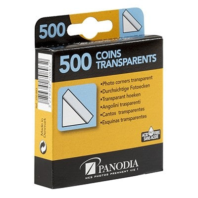 500 coins adhésifs transparents Panodia