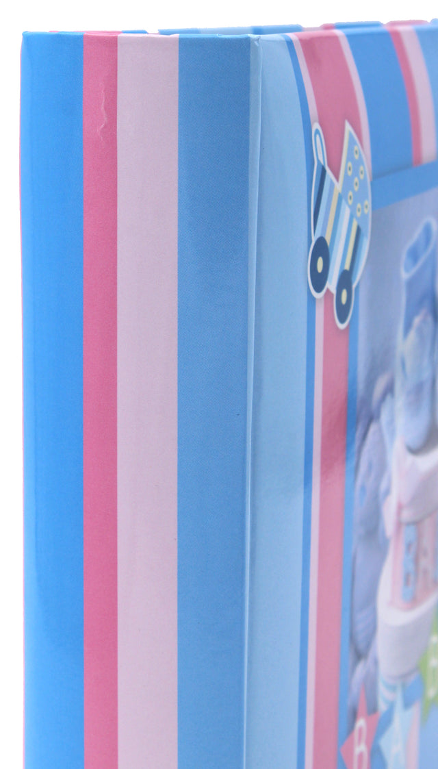 Album Photo Bébé Baby Blue – Collection CPC 200 photos 10x15 cm – Album à pochettes avec espace mémo