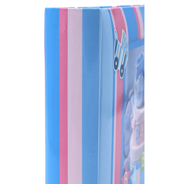 Album Photo Bébé Baby Blue – Collection CPC 200 photos 10x15 cm – Album à pochettes avec espace mémo