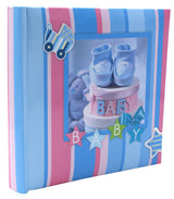 Album Photo Bébé Baby Blue – Collection CPC 200 photos 10x15 cm – Album à pochettes avec espace mémo