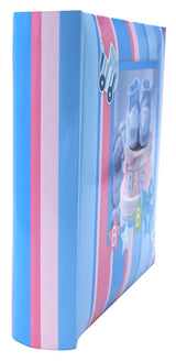Album Photo Bébé Baby Blue – Collection CPC 200 photos 10x15 cm – Album à pochettes avec espace mémo