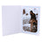 Cartonnage Photo Blanc « Serémange » – Liseré Bleu Clair| Collection CashPhoto
