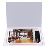 Cartonnage Photo Blanc « Serémange » – Liseré Orange | Collection CashPhoto