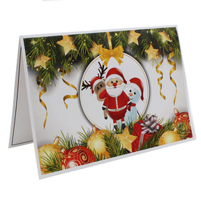 Cartonnage photo - 20x30 - Père Noël Trio