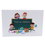 Cartonnage photo scolaire - Groupe 20x30 -18x25 - Tous au tableau