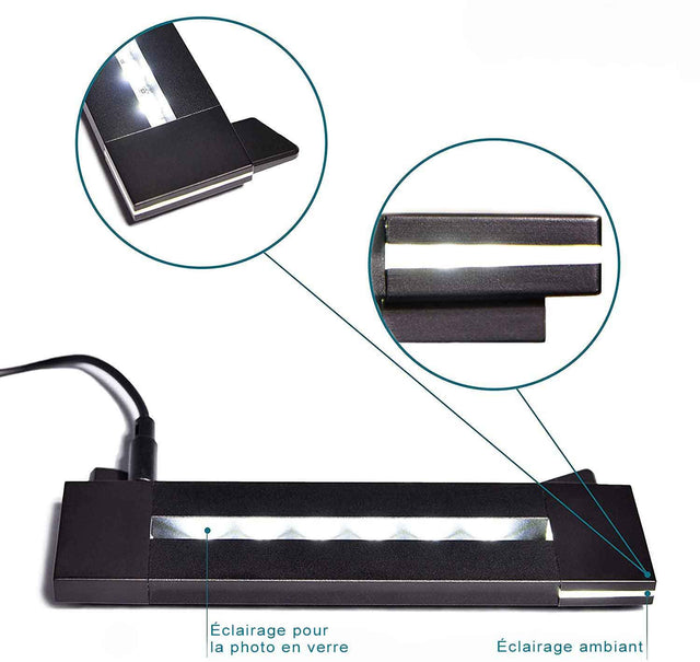 Socle lumineux Tritium 140 pour prisme L horizontal