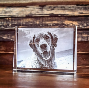 Prisme 2D L 13,5x10 horizontal en verre Viamant personnalisable