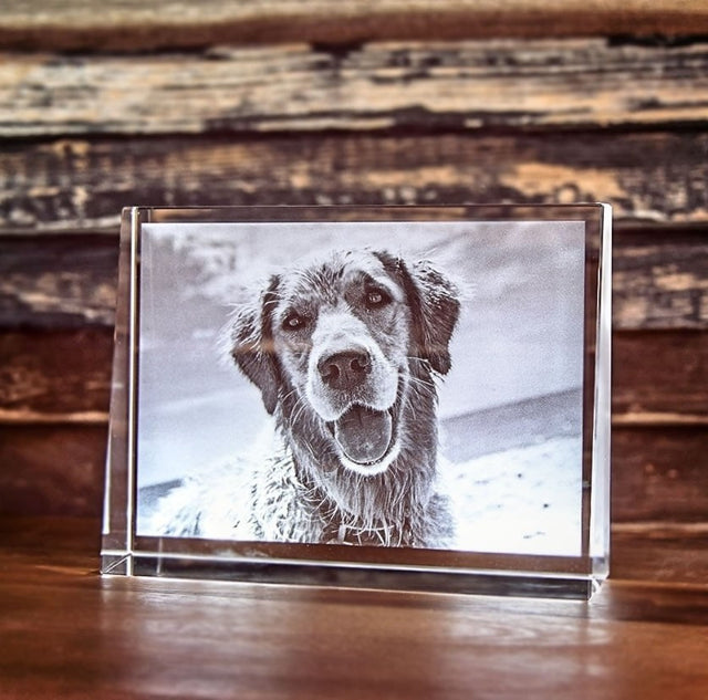 Prisme 2D L 13,5x10 horizontal en verre Viamant personnalisable