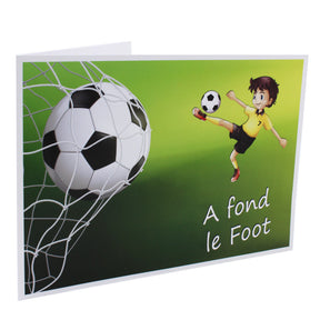 Cartonnage scolaire - Groupe 20x30-20x25-18x27-18x25-18x24 avec RABAT - A fond le Foot